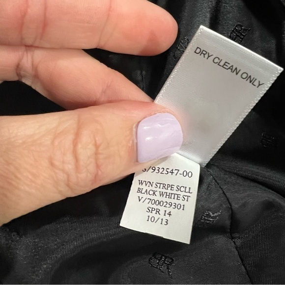 Banana Republic Striped Jacket Zip Work Blazer NWT - Picture 10 of 14